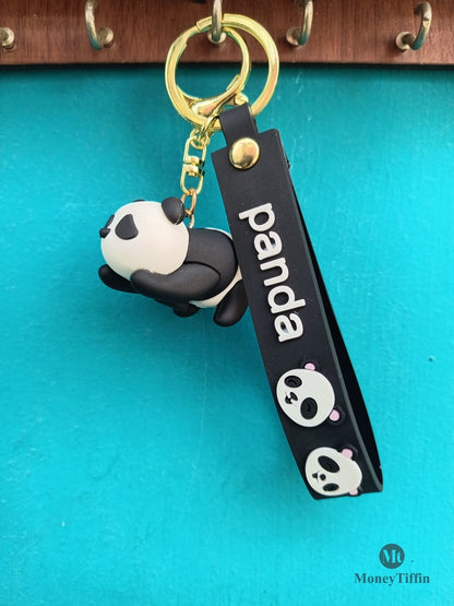 3D Premium Cute Panda Keychain