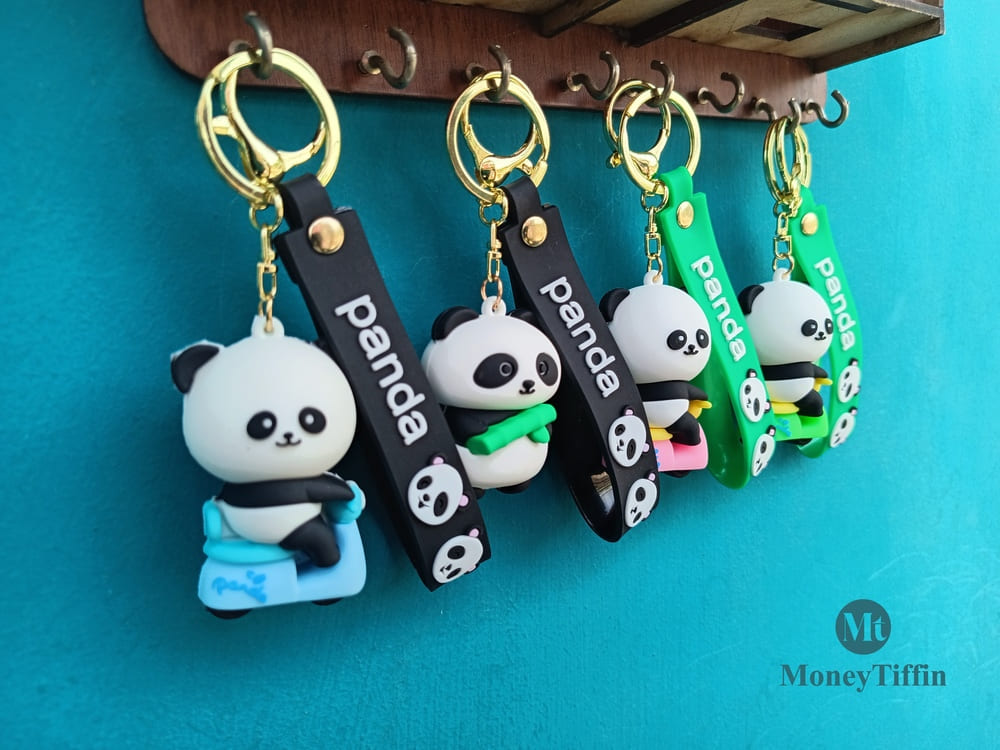 3D Premium Cute Panda Keychain