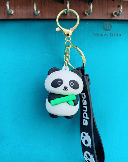 3D Premium Cute Panda Keychain