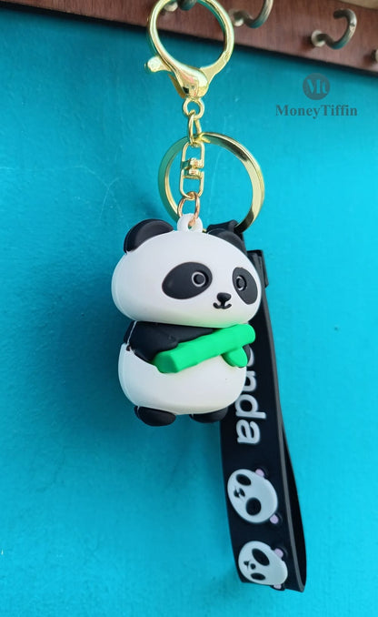 3D Premium Cute Panda Keychain