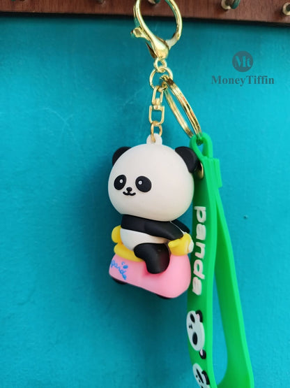 3D Premium Cute Panda Keychain