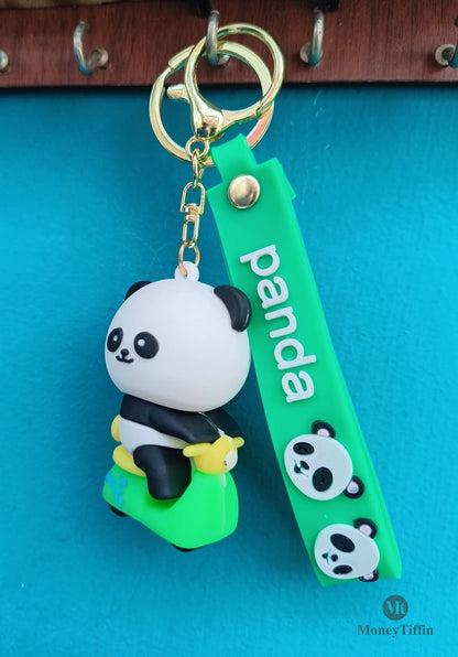 3D Premium Cute Panda Keychain