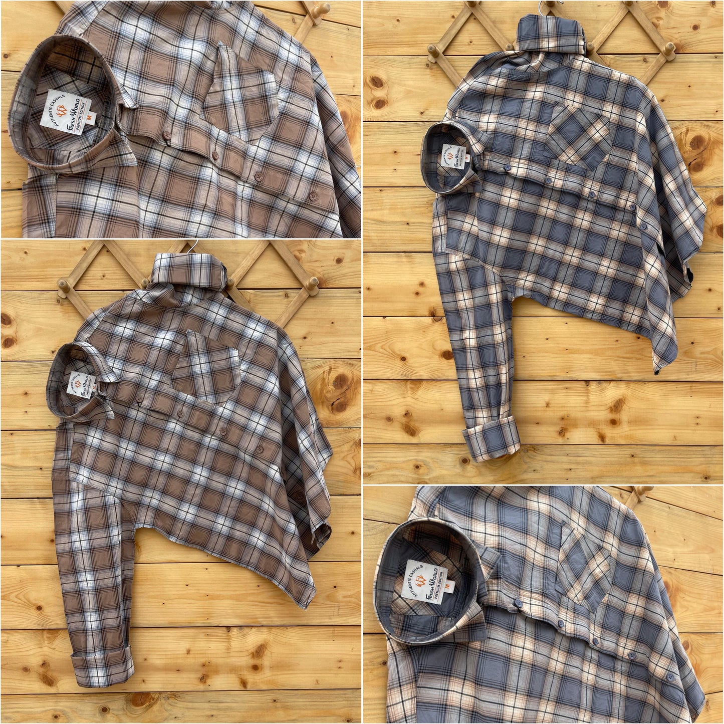 Paper Cotton Full Sleeve Freshworld Check Shirt