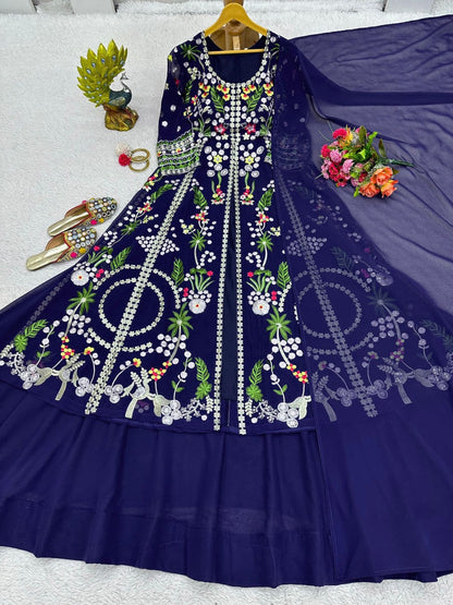 Party Wear Designer Lehenga Available In Multiple Color