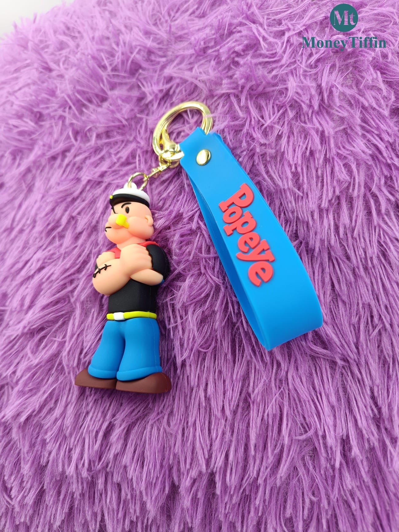 3D Premium Popeye Character Keychain