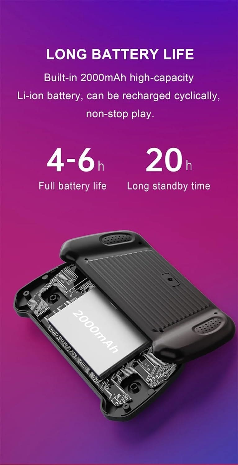 Q15 Retro Mini Portable Game Box With 4.3" Big Display With 2000+ Games