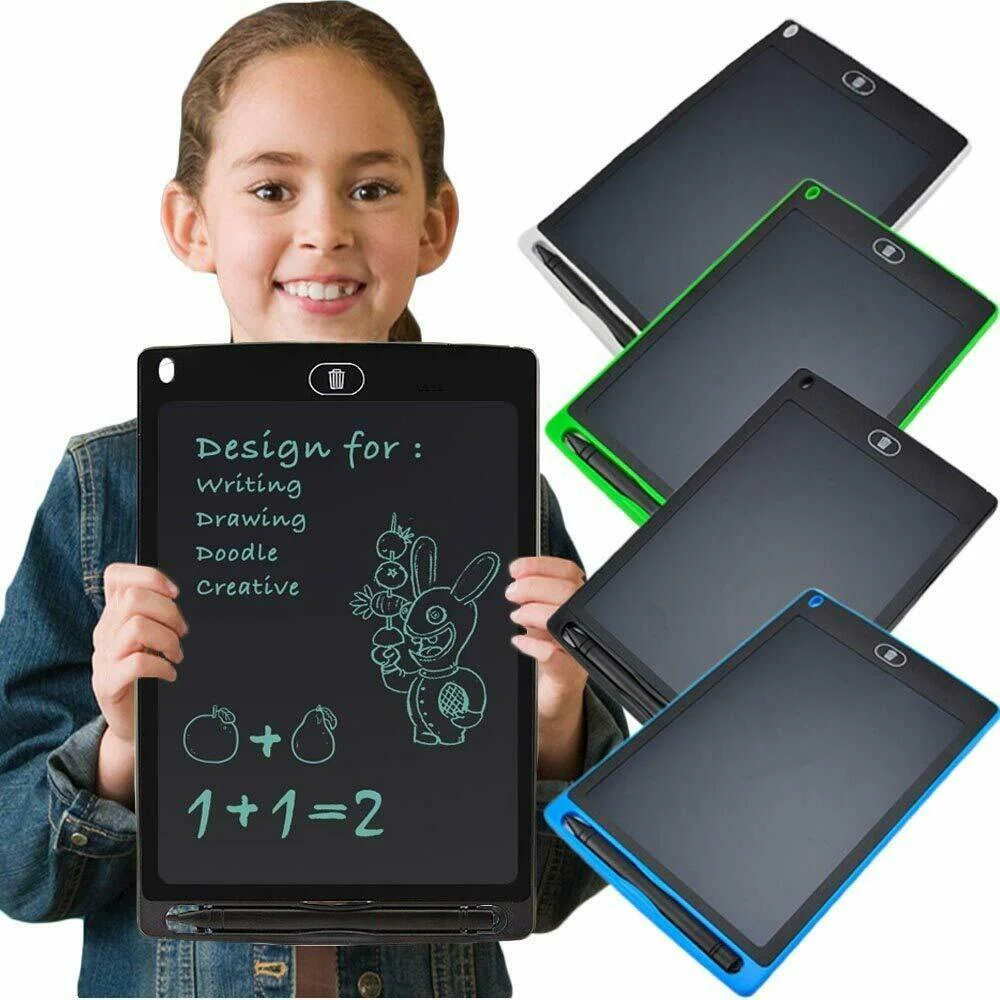 Re-Writable LCD Writing Tablet Pad with Screen 30.48cm (12 Inch) for Drawing, Playing & Handwriting Improvement