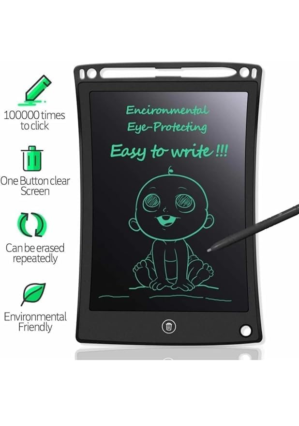 Re-Writable LCD Writing Tablet Pad with Screen 30.48cm (12 Inch) for Drawing, Playing & Handwriting Improvement