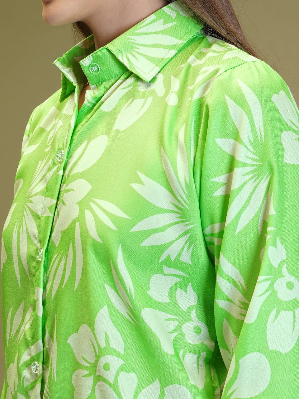 Ready To wear Co-ord Set - Green Color