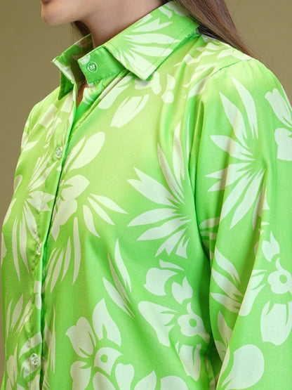 Ready To wear Co-ord Set - Green Color