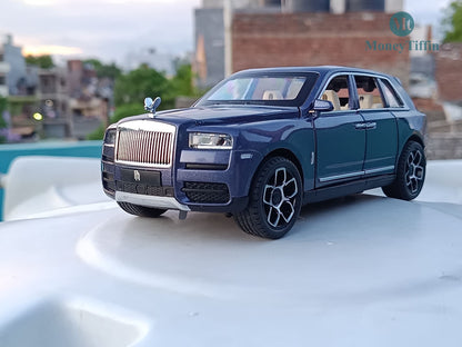 Rolls-Royce Cullinan - Diecast Metal Car PURPLE Color | ( 1:24 Scale Simulation Sound and Light Pull Back Series )