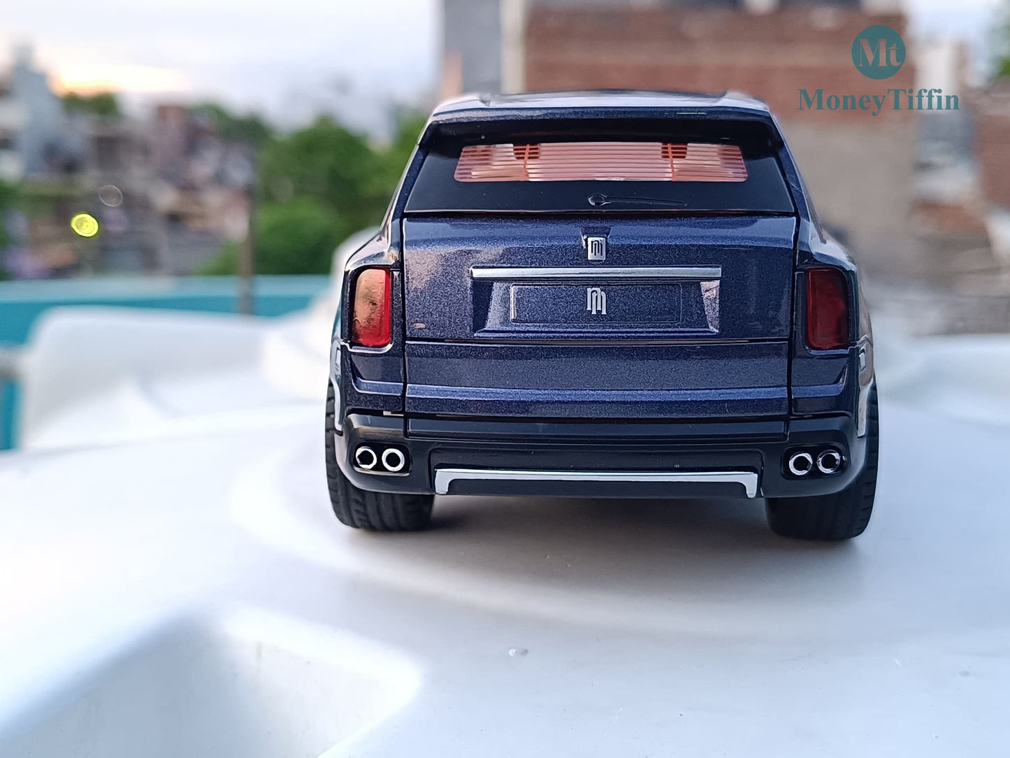 Rolls-Royce Cullinan - Diecast Metal Car PURPLE Color | ( 1:24 Scale Simulation Sound and Light Pull Back Series )