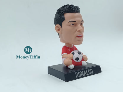 Ronaldo Figures with Mobile Holder for Car Dashboard / Perfect Toy / Office Desk and Table