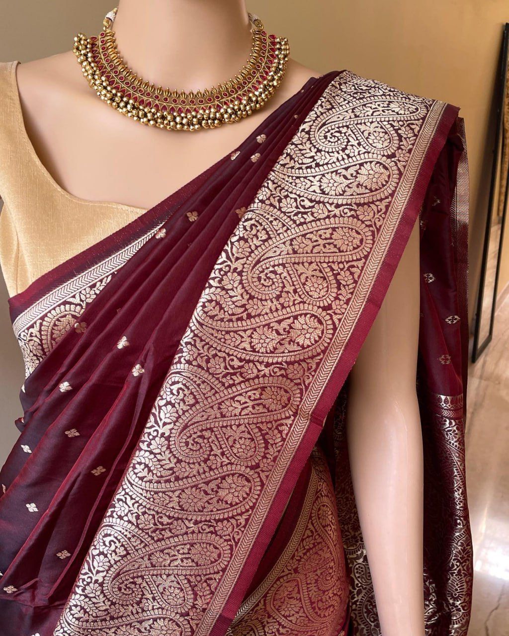 Soft Lichi Silk Saree