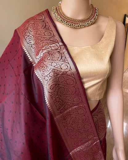 Soft Lichi Silk Saree