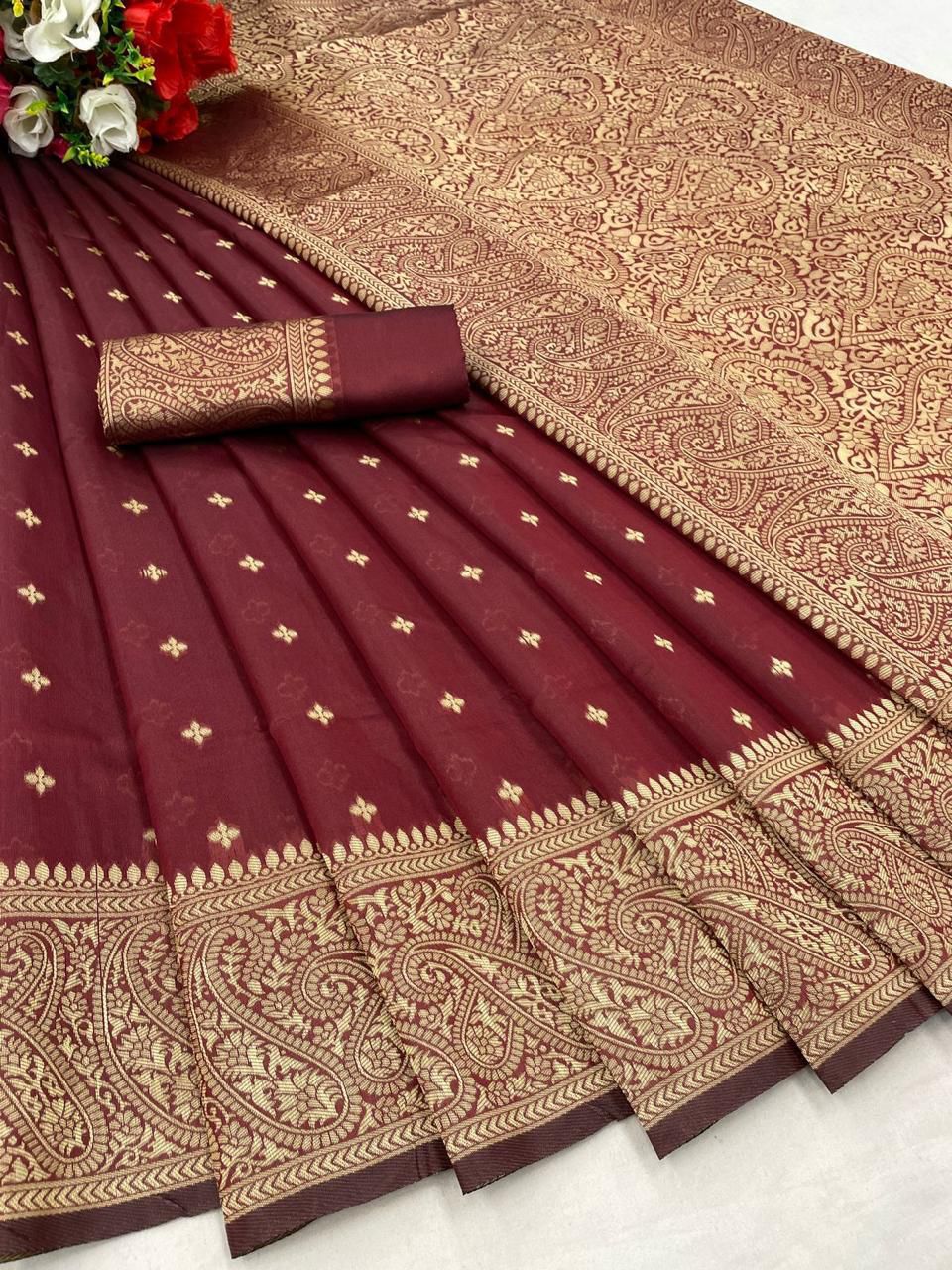 Soft Lichi Silk Saree