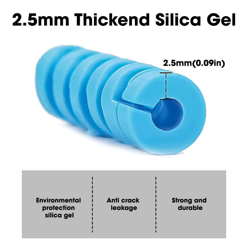 Spiral Cable Protectors for Data Cables Set of 3 (12 Pieces)