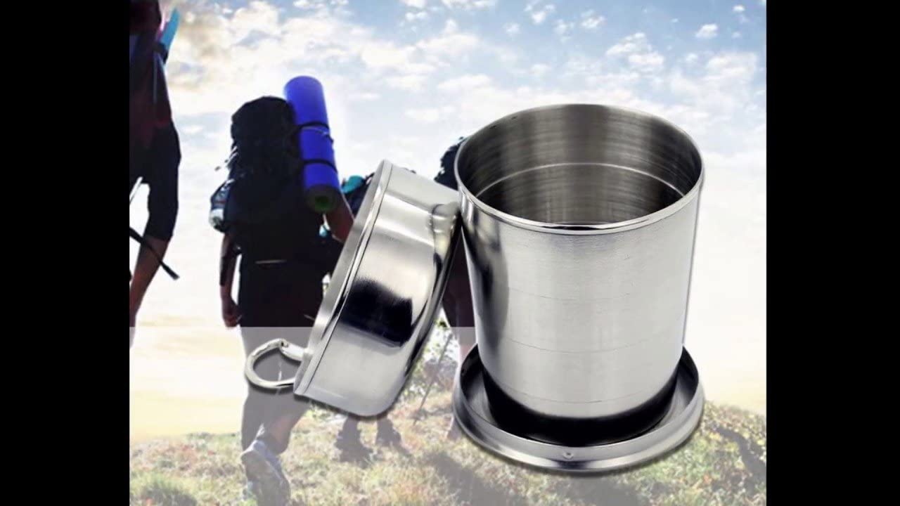 Foldable Stainless Steel Collapsible Travel Cup