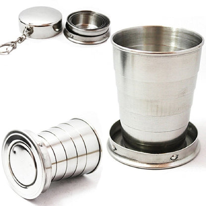 Foldable Stainless Steel Collapsible Travel Cup