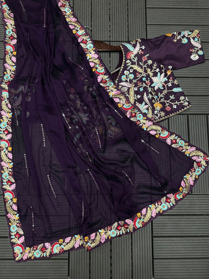 Super Trending Designer Saree Available in Multiple Color