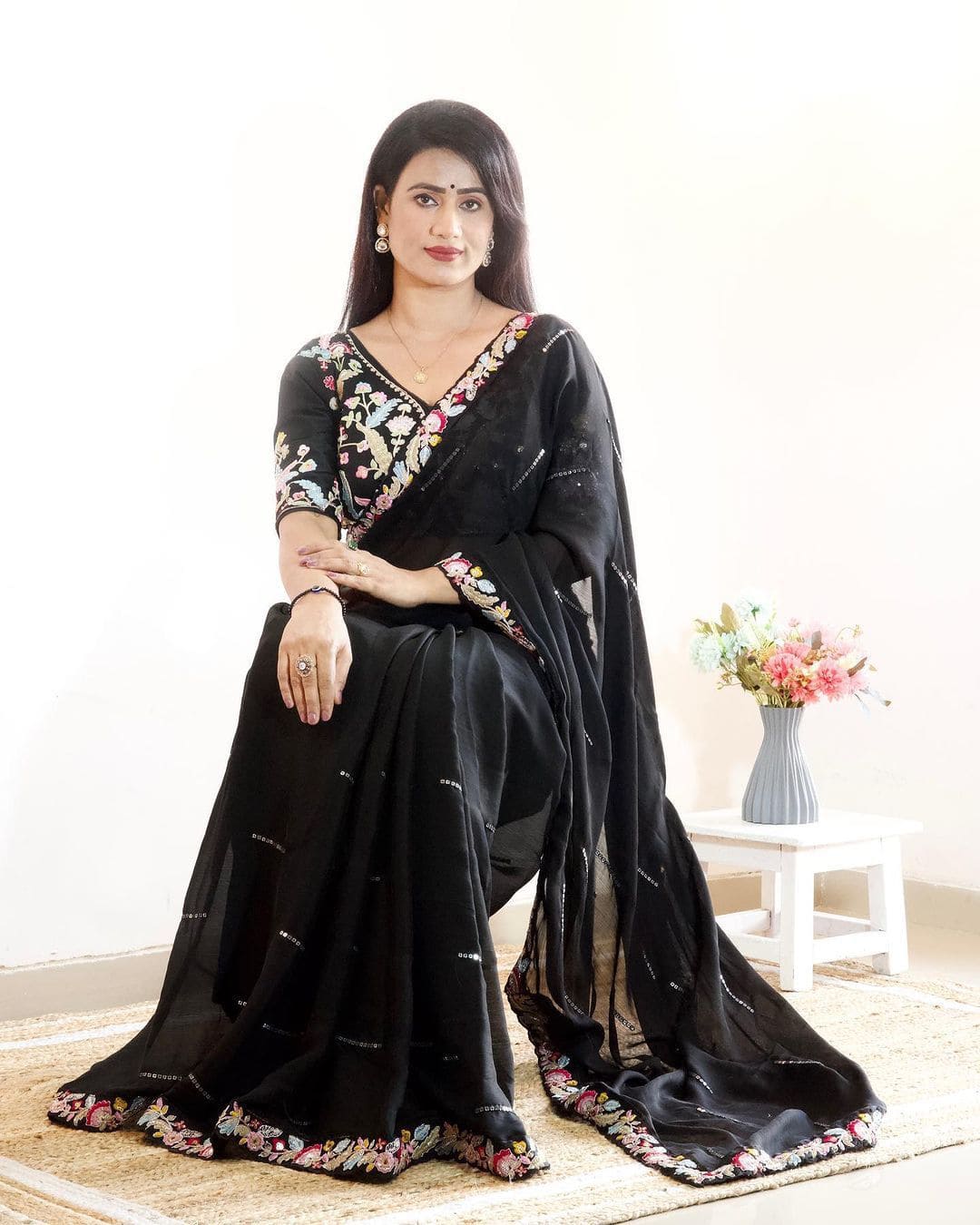 Super Trending Designer Saree Available in Multiple Color
