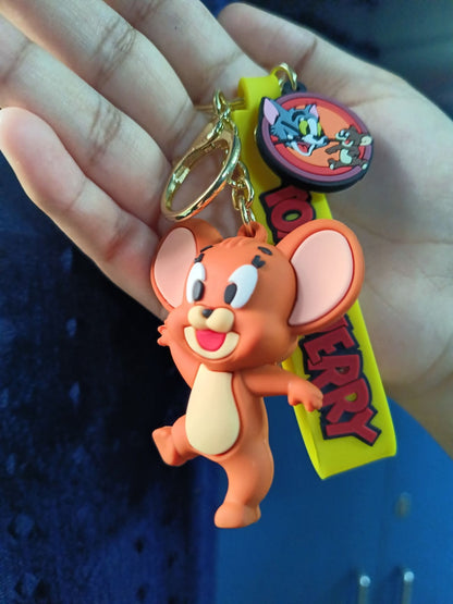 3D Premium Tom & Jerry Character Keychain