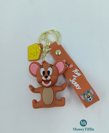 3D Premium Tom & Jerry Set Keychain