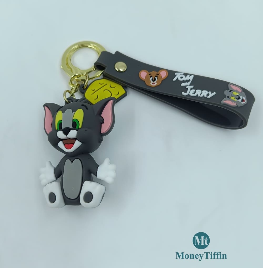 3D Premium Tom & Jerry Set Keychain