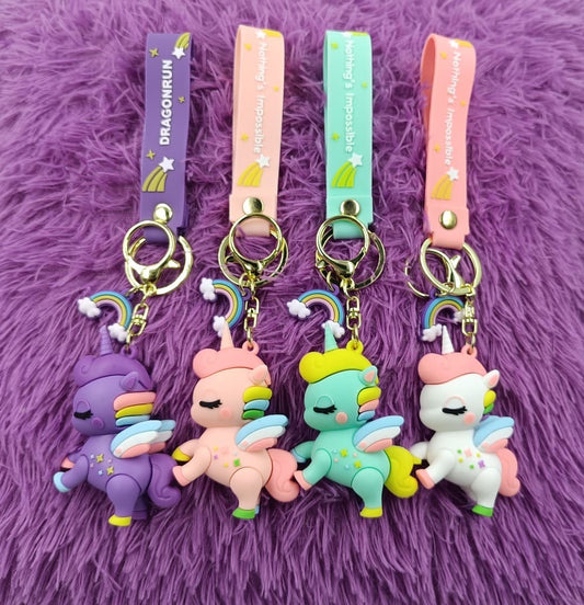 3D Premium Unicorn Keychain