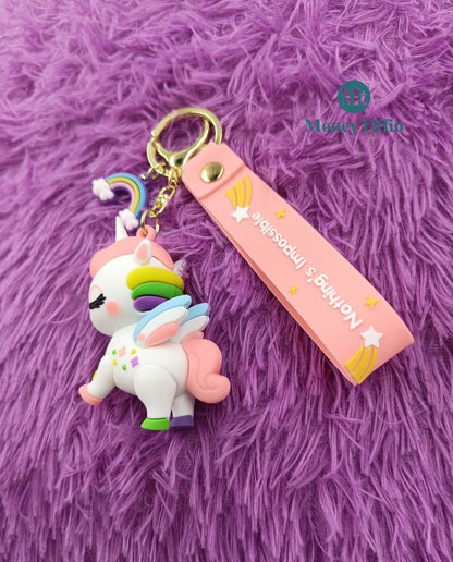 3D Premium Unicorn Keychain