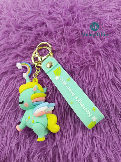 3D Premium Unicorn Keychain