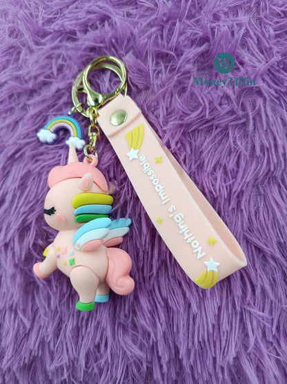 3D Premium Unicorn Keychain