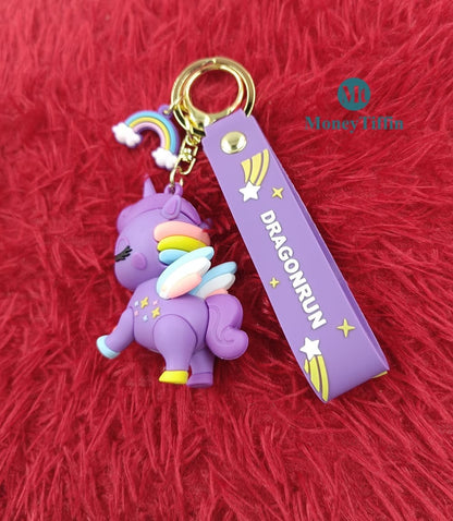 3D Premium Unicorn Keychain