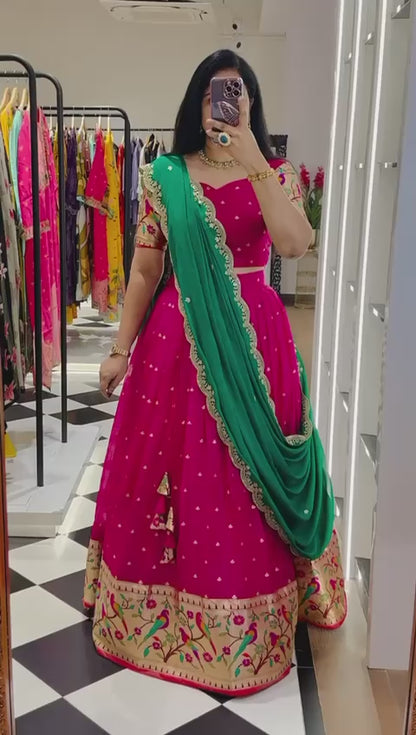 Organza Lehenga Choli for festival