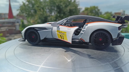 Astro martin - Diecast Metal Car | ( 1:22 Scale Simulation Sound and Light Pull Back Series )